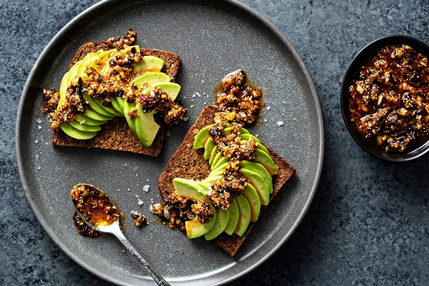 Nutty, seedy salsa macha makes avocado toast unforgettable